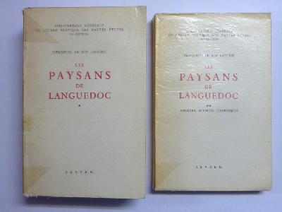Les paysans du Languedoc 2 tomes Emmanuel Le Roy Ladurie École Pratique des Hautes Études