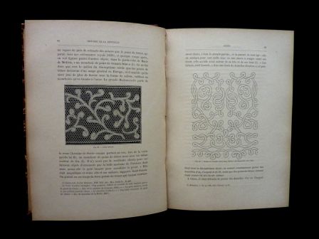 Histoire de la dentelle Bury Palissier Firmin-Didot 1890 broderies aiguilles sciences et techniques ouvrages de dames