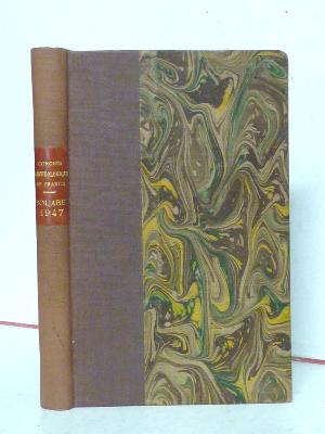 1947 Congrès archéologique de France Souabe Allemagne architecture archéologie histoire