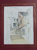 La Rabelaisie en Touraine Ce Chinon capitale de la Rabelaisie suite 16 aquarelles P.M. Verna Indre-et-Loire vallée de la Vienne régionalisme 