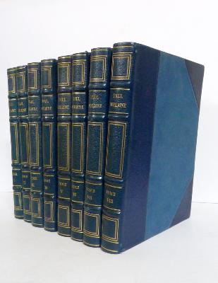 Paul Verlaine Berthold Mahn Œuvres complètes Librairie de France 19321 relié poésie sur vélin supérieur papeteries Navarre 