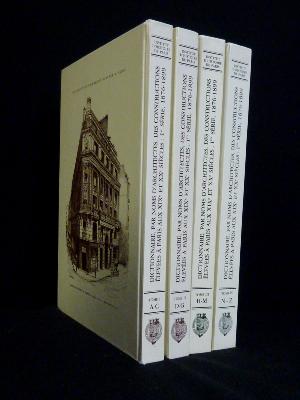 Dugast Parizet Dictionnaire des constructions élevées à Paris de 1876-1899