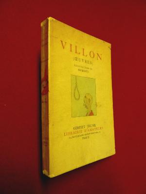 François Villon illustré par Albert Dubout sur vélin numéroté