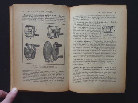 Pour devenir bon pcheur Ren Guinot Larousse 1941 le matriel les poissons d'eau douce la pche en mer