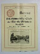 Lot de 7 Revues automobile-club de l’Île-de-France – Paris année 1930 actualités techniques nouveautés tourisme salons 