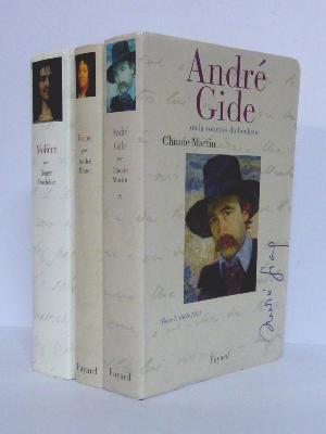3 biographies littéraires Molière Racine André Gide aux éditons Fayard
