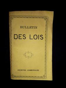 Bulletin des lois du Royaume de France Imprimerie Royale tome 2 cinquième série second semestre 18