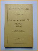 Bossuet Platon et Aristote notes de lecture par Thérèse Goyet