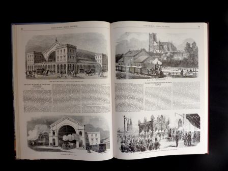 Les chemins de fer les grands dossiers de lIllustration collection histoire dun sicle 1843-1944 Le livre de Paris 1987