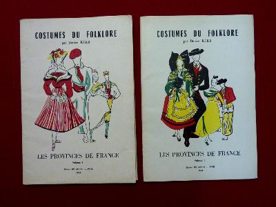 Costumes du folklore des provinces de France Dense Kieb 1954