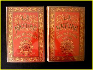 La nature revue des sciences et de leurs applications aux arts et à l’industrie 2 volumes année 