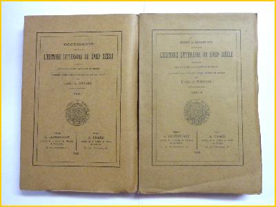 1912 Albert Tougard Documents concernant l’histoire littéraire du 18ème siècle échanges épistolaires Rouen Normandie 