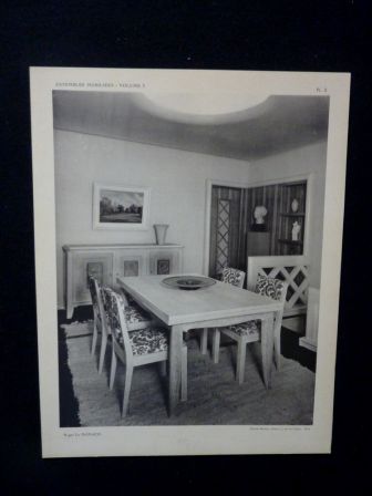 Ensembles mobiliers volume 5 ditions dart Charles Moreau 48 planches anne 1943 arts dcoratifs chambres salles  manger bureaux salons