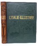 Géographie L’Italie illustrée Pierre Jousset Librairie Larousse cartonnage Souze Europe Méditerranée voyage photographies 