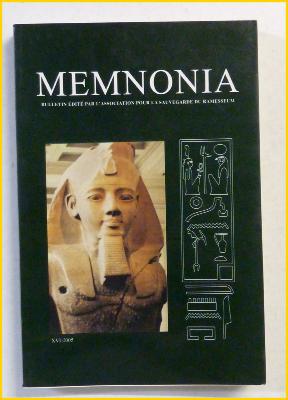 Memnonia Ramesseum Égypte antique Ramsès II temple égyptologie revue archéologie histoire 