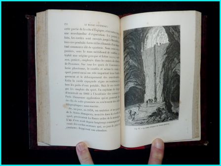 Les merveilles du monde souterrain Simonin ditions Hachette 1879 la Bibliothque des merveilles douard Charton illustrations de Neuville