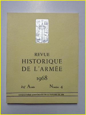 Revue historique de l'armée année 1968 n° 4