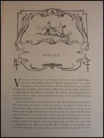 tude des ornements Jules Passepont bibliothque des arts dcoratifs Librairie Rouam 1896 dauphins cailles bucrnes guirlandes flots grecs