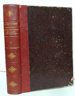 1889 Buhot de Kersers Statistique monumentale du département du Cher cantons de Le Chatelet Dun-le-Roi Graçay La Guerche Henrichemont archéologie patrimoine histoire locale 