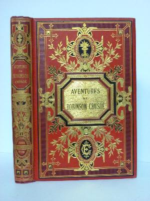 Aventures de Robinson Crusoé Daniel Defoe Théodore Lefèvre Émile Guérin illustré Georges Lafosse roman aventure enfantina littérature anglaise 