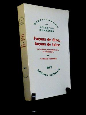 Yvonne Verdier Façons de dire Façons de faire enqête ethnographique sur Minot Côte-d'Or