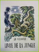1947 Hazan Rudyard Kipling Le second livre de la jungle illustré Pierre Gandon littérature anglaise romans enfantina 
