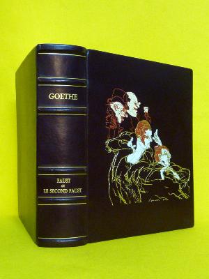 Goethe Faust et second Faust illustré  Weisbuch sur vélin de cuve d'Arches