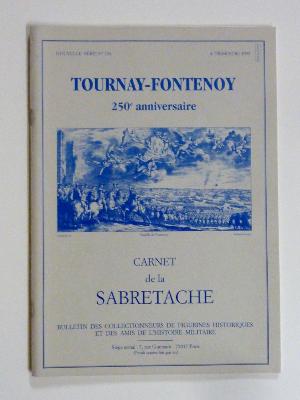 1745 bataille de Tournay-Fontenoy Carnet de la Sabretache militaria histoire militaire Ancien Régime France Provinces-Unies Grande-Bretagne Hanovre Autriche 