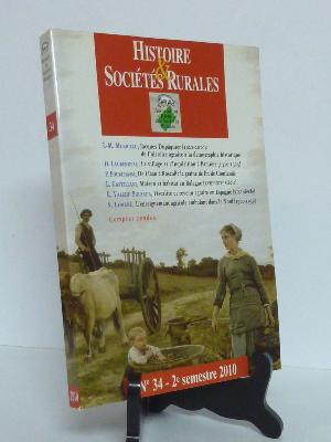 Histoire & Sociétés Rurales N° 34 économie ruralité démographie études thèses