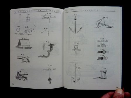 Dictionnaire de marine à voiles Pâris de Bonnefoux mer bateaux navires marins voiliers