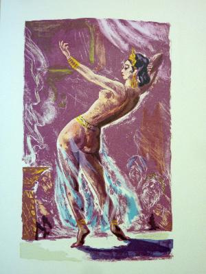 Hérodias Gustave Flaubert collection littéraire contes nouvelles 1947 lithographies Hyacinthe Bofarull 