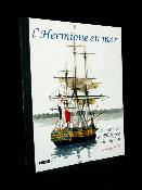 L’Hermione en mer aquarelles Philippe Gloaguen mer bâtiment marine à voile militaria marine militaire 18ème siècle 