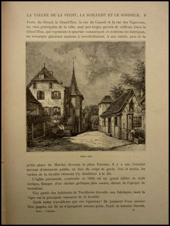 L’Alsace le pays et ses habitants Charles Grad éditions Hachette 1924 régionalisme Strasbourg Mulhouse photographies Braun