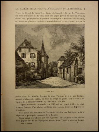 LAlsace le pays et ses habitants Charles Grad ditions Hachette 1924 rgionalisme Strasbourg Mulhouse photographies Braun