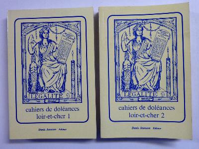 Cahiers de doléances Loir-et-Cher Jeanson Révolution française Ancien Régime États-Généraux 