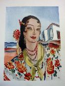 Carmen Prosper Mérimée illustrations José de Zamora OFL 1943 collection littéraire nouvelle 