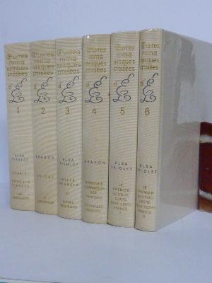 Elsa Triolet Louis Aragon Œuvres romanesques croisées Robert Laffont littérature collection littéraire romans nouvelles 