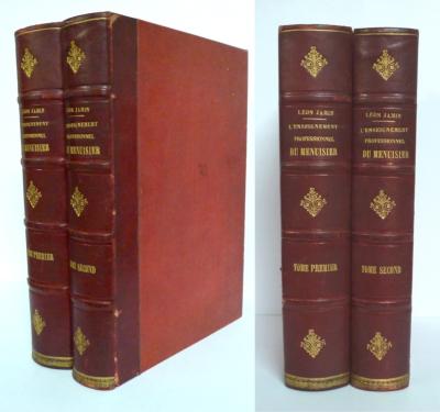 Léon Jamin L’enseignement professionnel du menuisier 1896 techniques géométrie architecture escaliers arêtiers