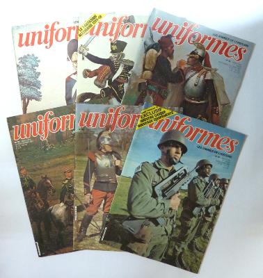 Uniformes Les armées de l'histoire 6 numéros militaria