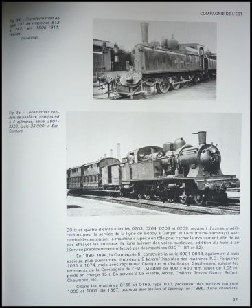 Soixante ans de traction  vapeur sur les rseaux franais 1907-1967 Lucien Maurice Vilain ditions Dominique Vincent et Cie 1974 chemins de fer locomotives compagnies ferroviaires trains