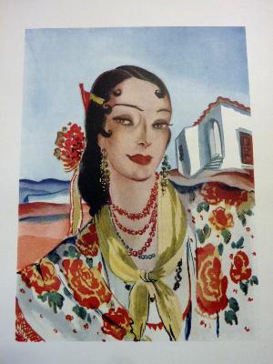 Carmen Prosper Mérimée illustrations José de Zamora OFL 1943 collection littéraire nouvelle 