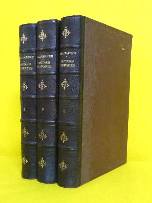 Maurice Lachâtre Histoire des papes suivie d'une Histoire politique du 19ème siècle Librairie du Progrès 3 tomes illustrés