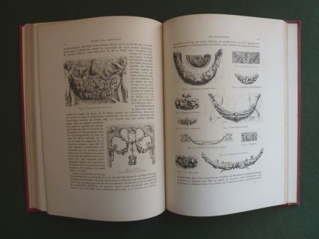 tude des ornements Jules Passepont bibliothque des arts dcoratifs Librairie Rouam 1896 dauphins cailles bucrnes guirlandes flots grecs