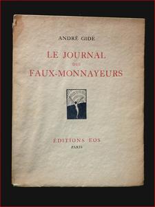 Gide le journal des faux monnayeurs 1926 édition originale numérotée