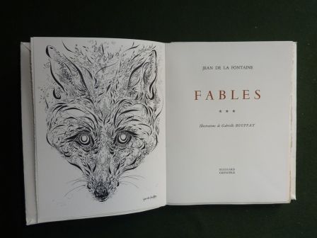 Jean de la Fontaine Fables 3 tomes édition numérotée Roissard Grenoble sur pur chiffon Lafuma des Papeteries de Navarre illustrations de Gabrielle Bouffay littérature animaux Jean de la Fontaine Fables 3 tomes édition numérotée Roissard Grenoble sur pur chiffon Lafuma des Papeteries de Navarre illustrations de Gabrielle Bouffay littérature animaux