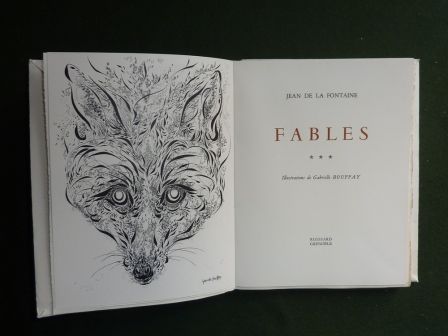 Jean de la Fontaine Fables 3 tomes dition numrote Roissard Grenoble sur pur chiffon Lafuma des Papeteries de Navarre illustrations de Gabrielle Bouffay littrature animaux