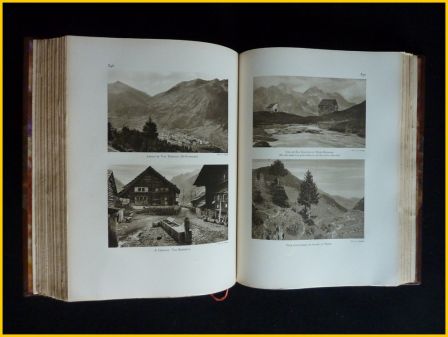 Les mille et une vues de la Suisse Schnegg ditions Larousse 1928 photographies en hliogravure gographie tourisme