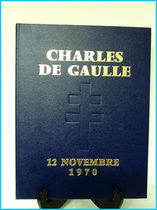 Charles de Gaulle Album souvenir 12 novembre 1970 édition numérotée Club IRIS André Malraux Fran