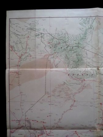 Ancienne carte des principales routes et pistes de lAfrique Franaise feuillet n 6 Afrique Équatoriale Franaise AEF tirage de 1942 Tchad Oubangui-Chari Niger Cameroun Soudan Lybie Nigéria Congo-belge