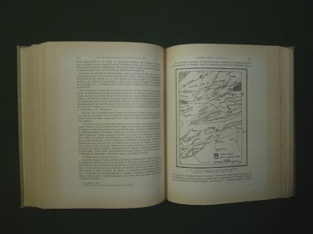 Histoire stratigraphique du Maroc Édouard Roche édition 1950 les frères Douladoure Toulouse 22 planches sciences géologie